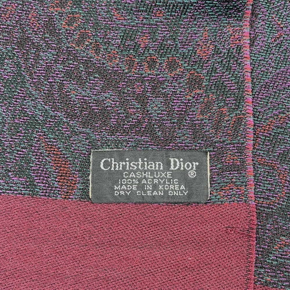 CHRISTIAN DIOR CASHLUXE‎ 100% Acrylic Women's Scarf 60